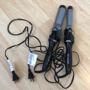 Set of 2 curling irons